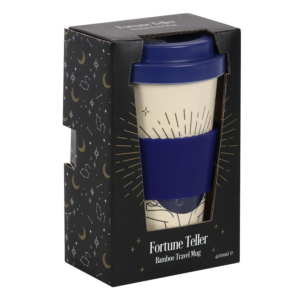 13.5 oz Bamboo Travel Mug with Sleeve - Fortune Teller