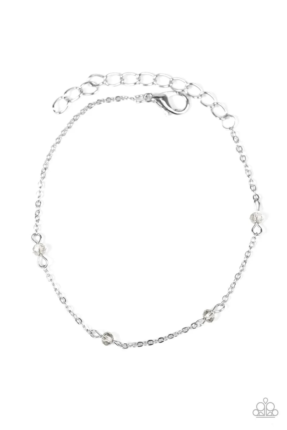 A Pinch of Sparkle Silver Bracelet - Paparazzi Accessories