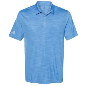 adidas Men's Lucky Blue Melange Sport Polo