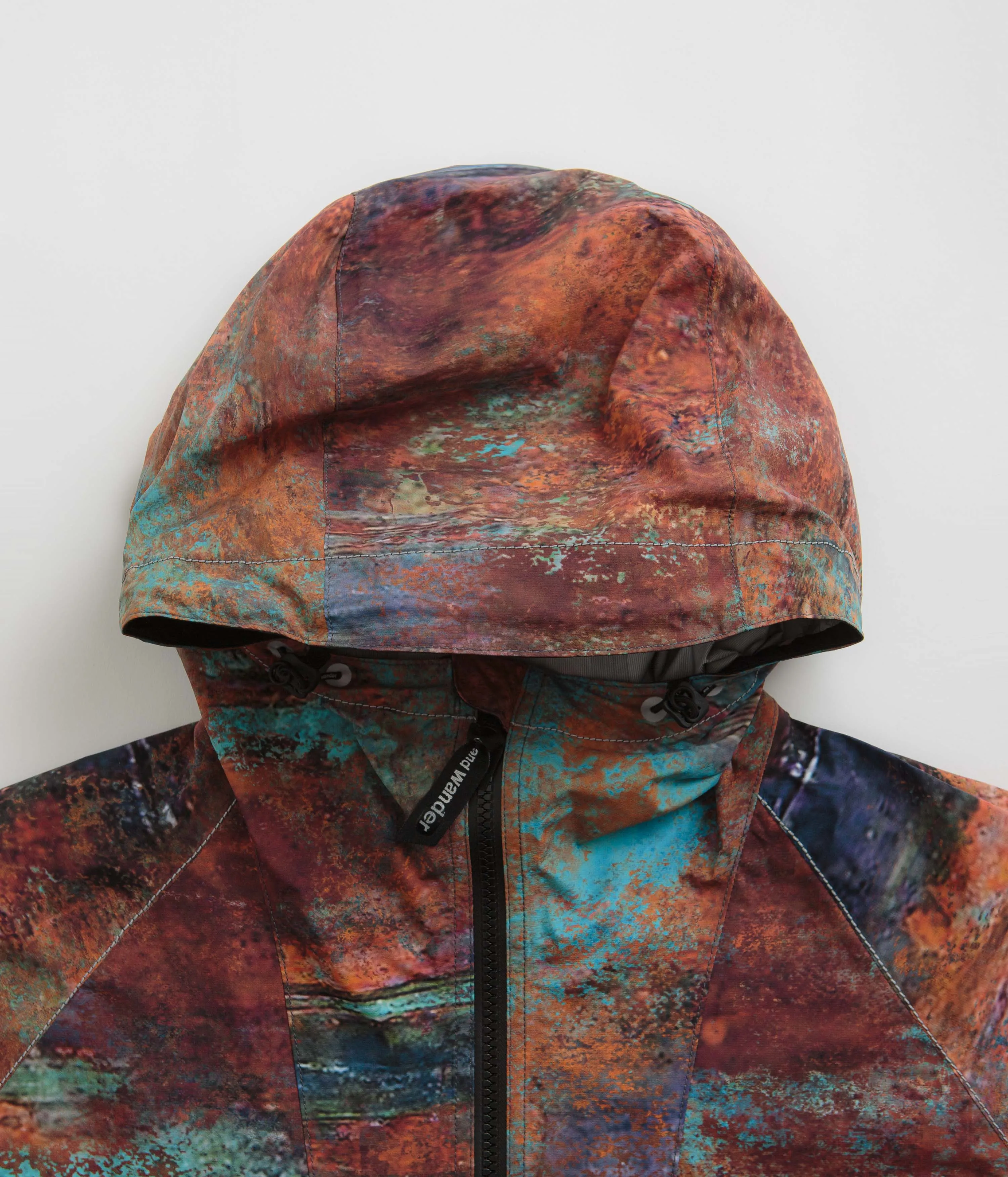 and wander Pertex Printed Rain Jacket - Multi