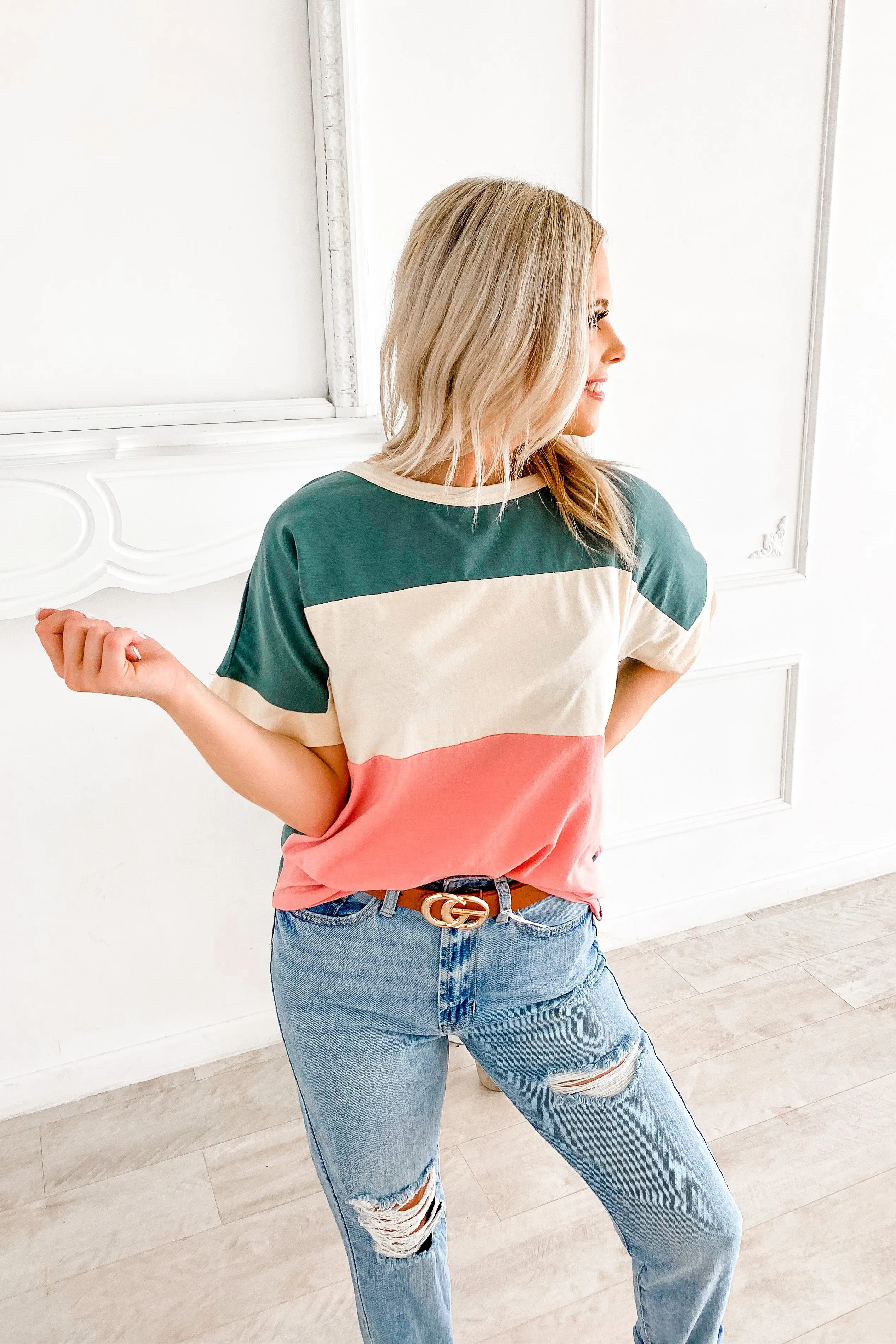 Blocking the Haters Teal Top | S-XL