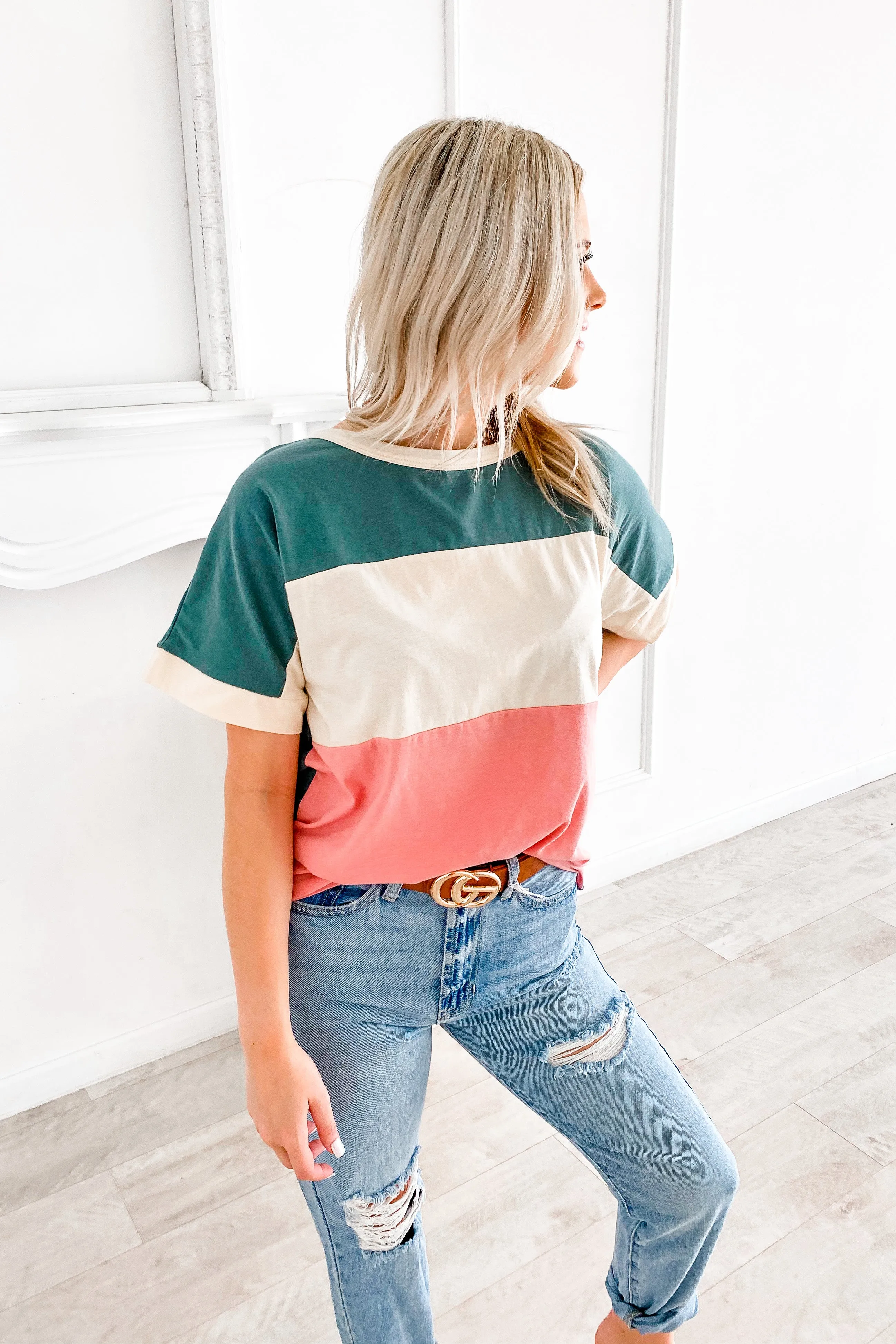 Blocking the Haters Teal Top | S-XL