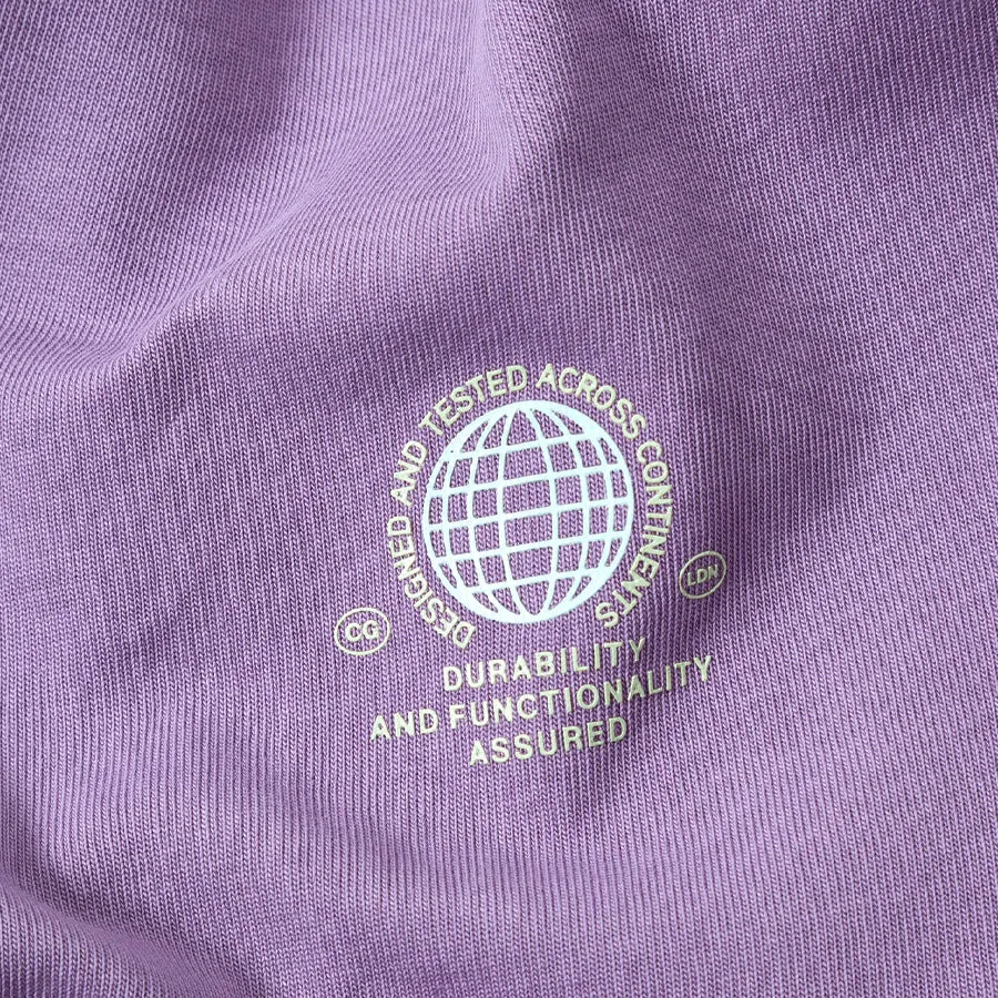 Carrier Goods Globe Tee Purple Sage