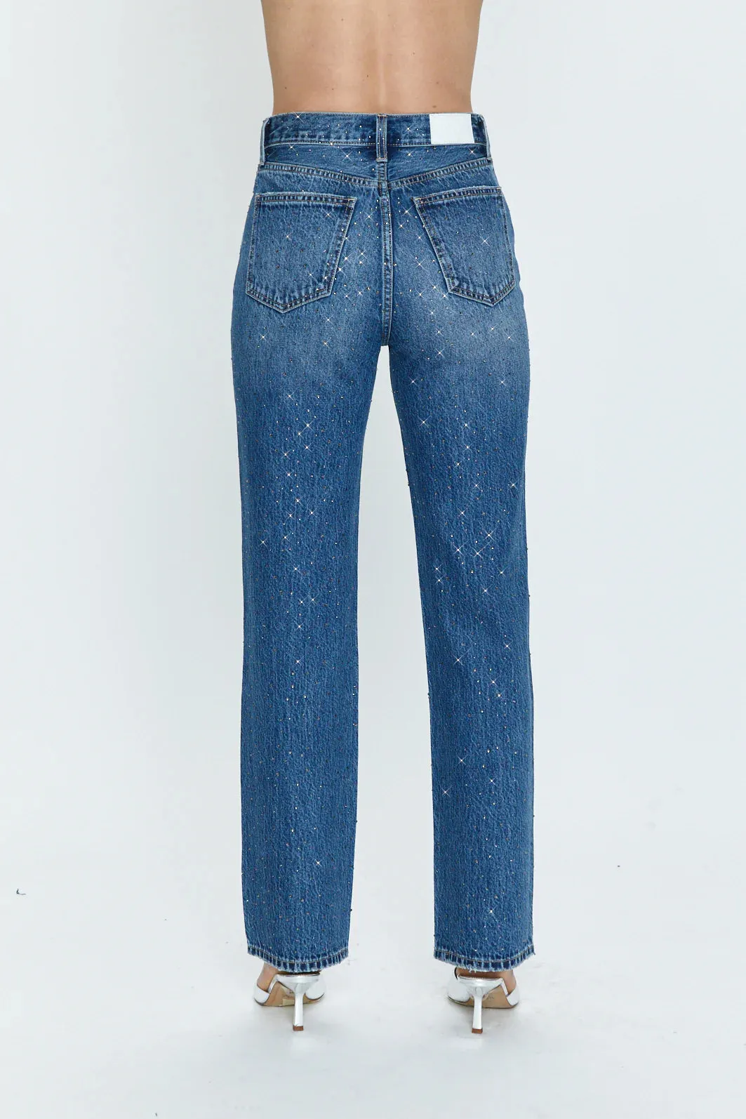 Cassie Super High Rise Straight Jean - illuminating