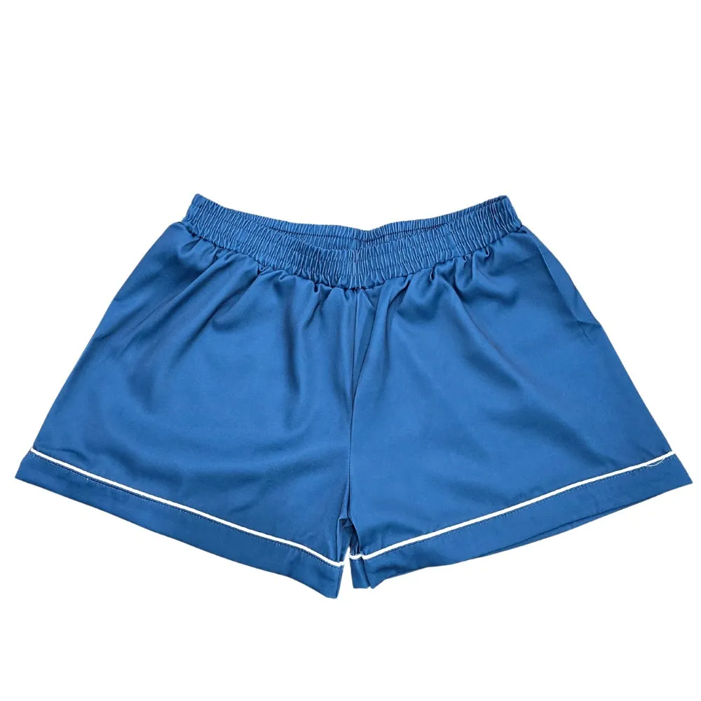 Charlie Satin Separates - Navy Shorts