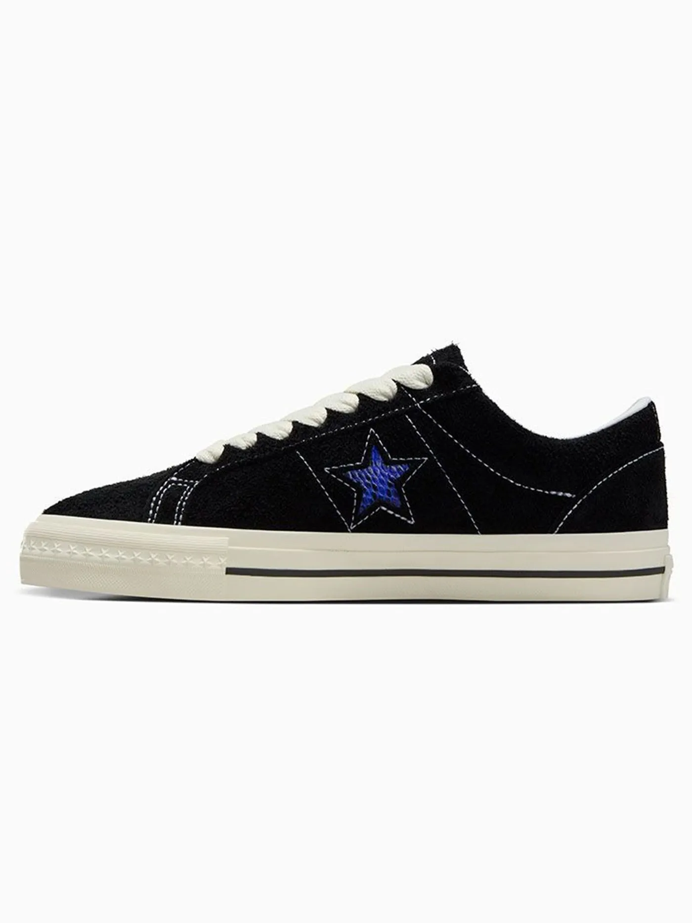 Converse x Quartersnacks One Star Pro Black/Egret/Hyper Blue Shoes