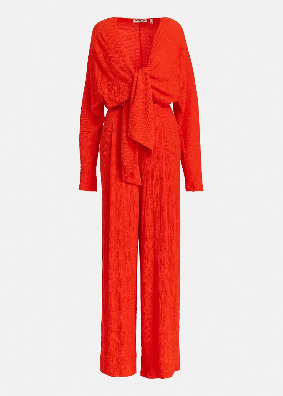 Essentiel Antwerp Forty Jumpsuit in Red