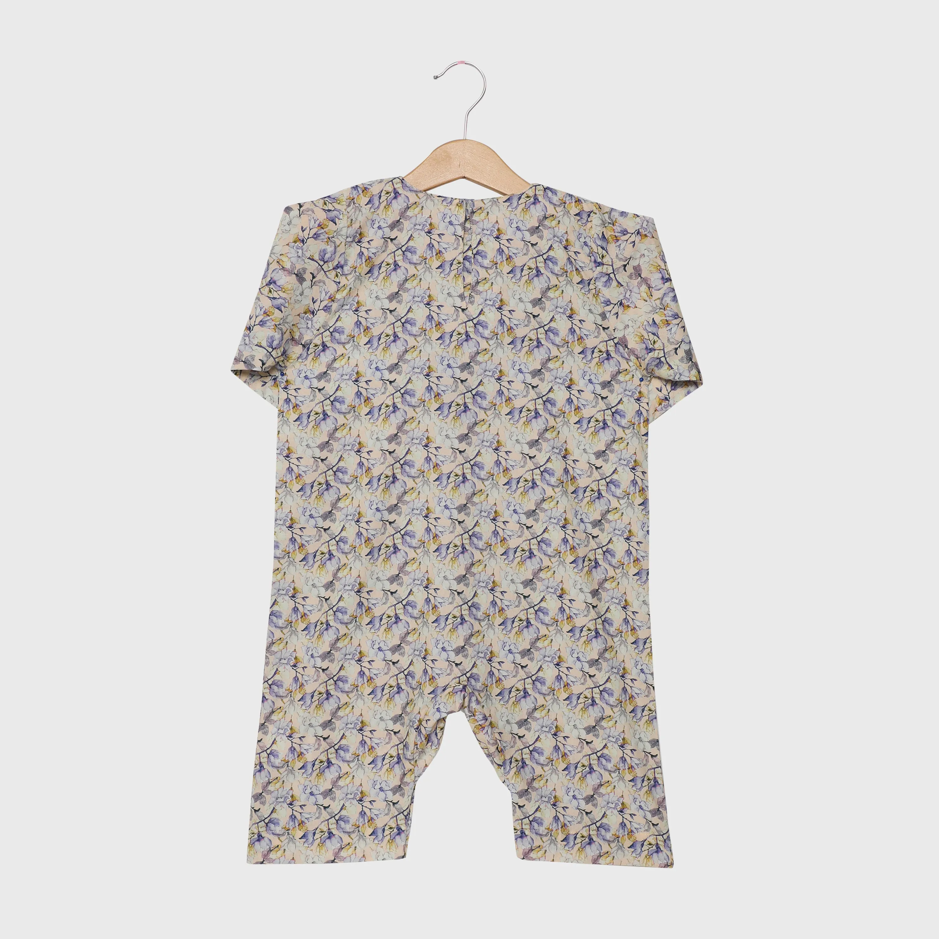 Jalabiya Onesie - Floral Collection - Purple