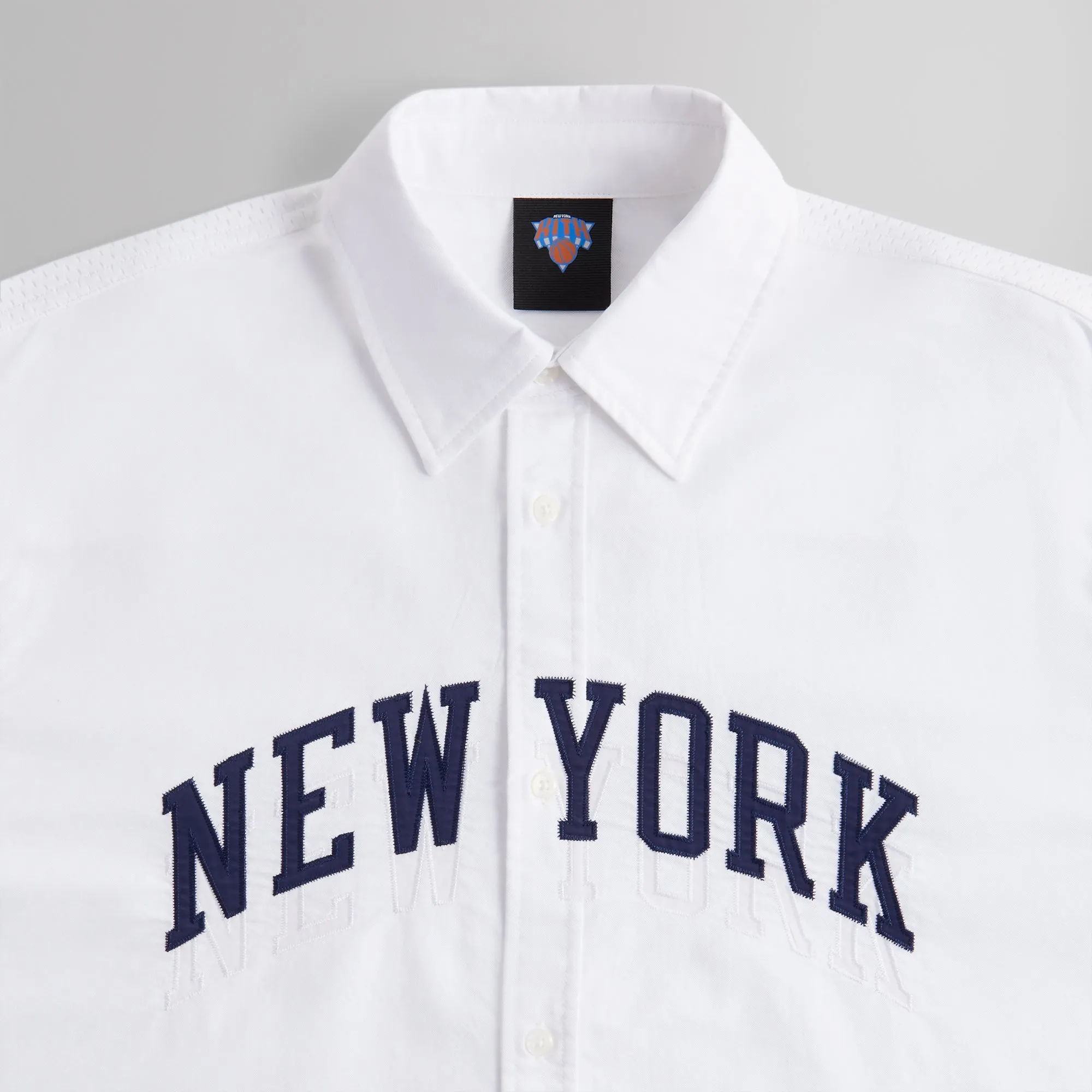 Kith for the New York Knicks Carson Buttondown - White