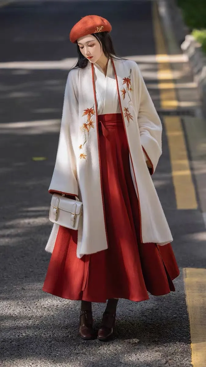 Maple Modern Hanfu Chinese Autumn Style Matching Set