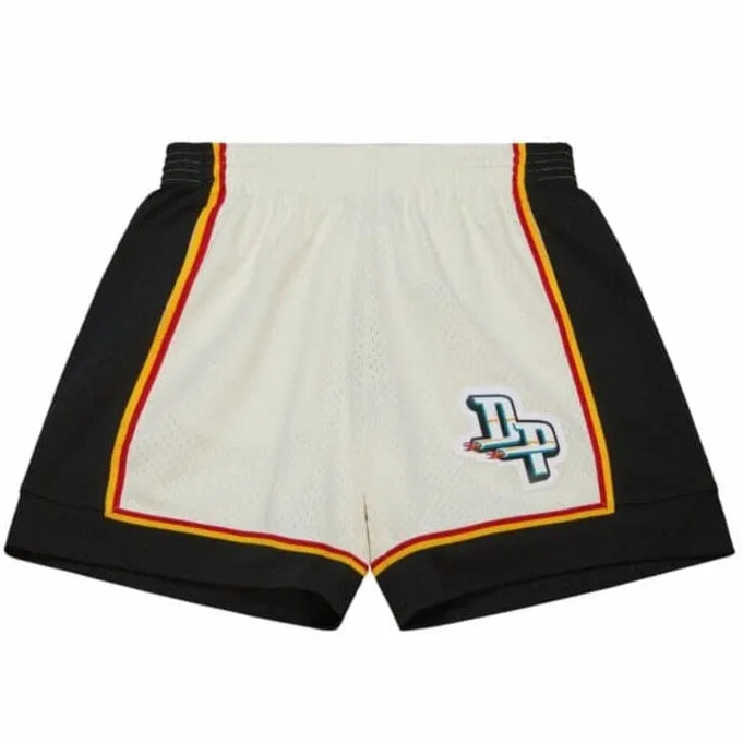 Mitchell & Ness Nba Detroit Pistons Swingman Shorts (Off White Cream)