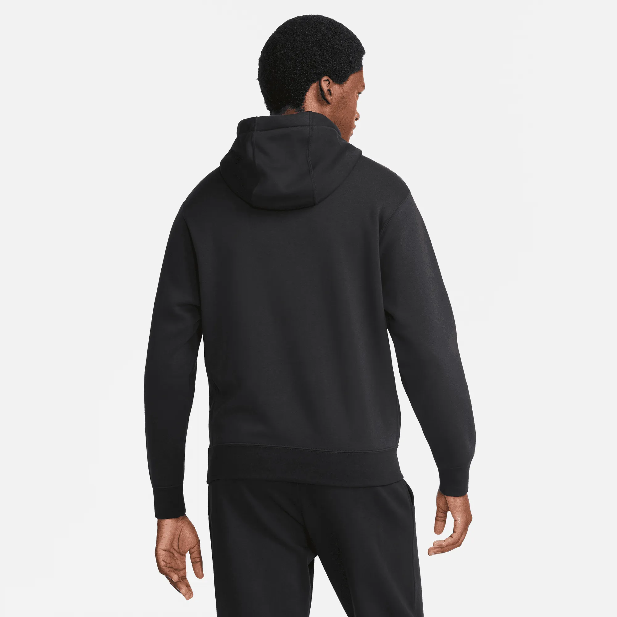 NIKE BRUSHED-BACK PULLOVER HOODIE