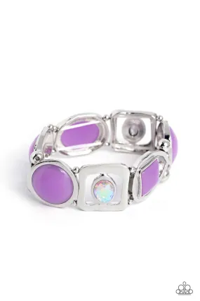 Paparazzi Majestic Mashup Purple Bracelet