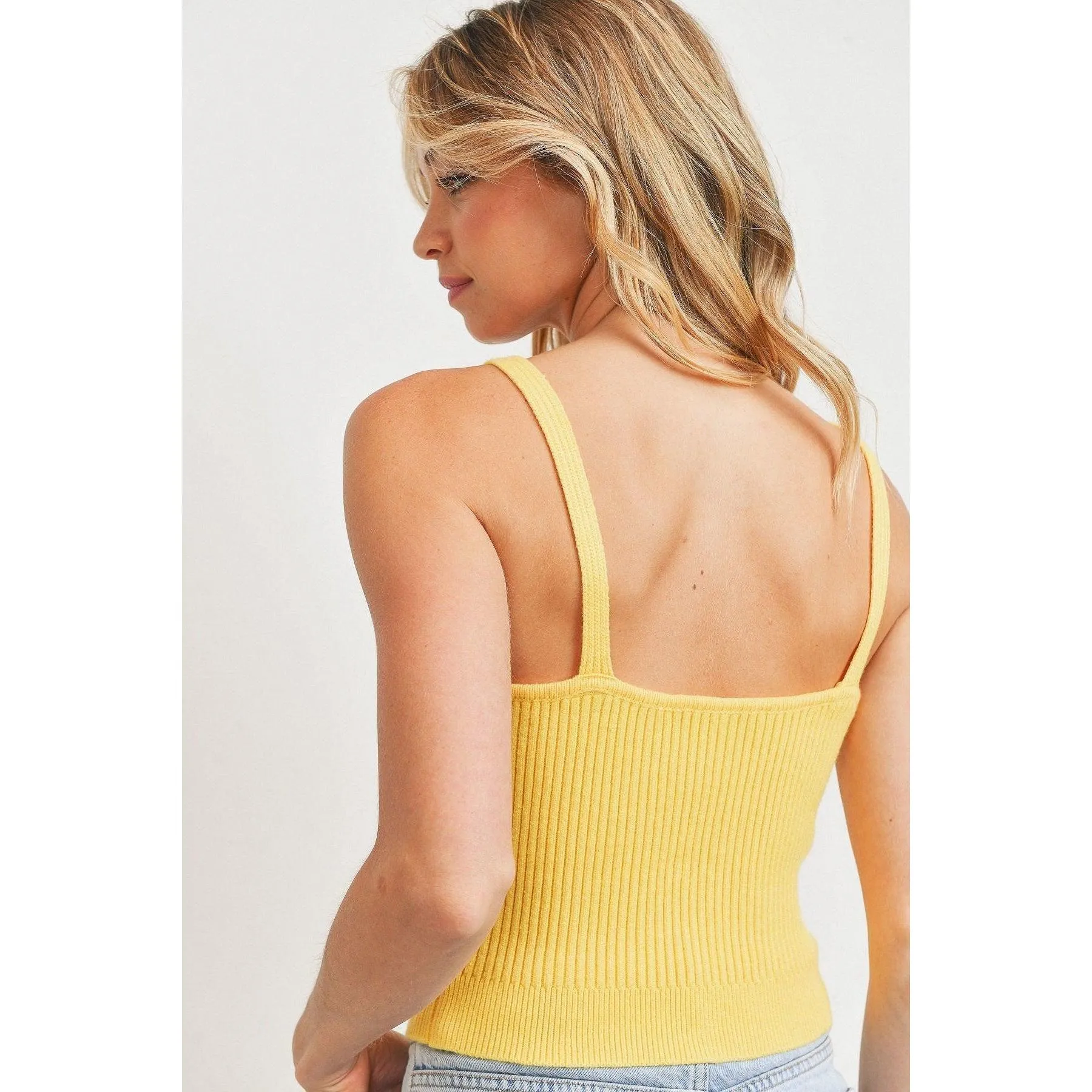 Rib Knit Sleeveless Top