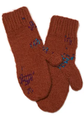 Roan Mittens Rust