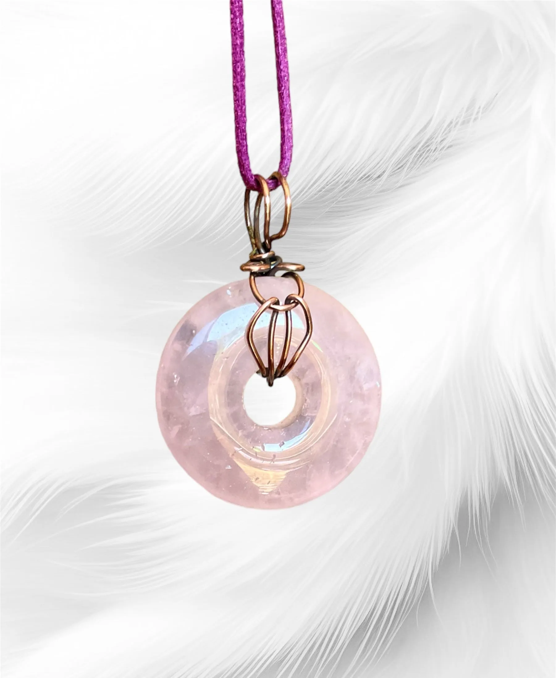 Rose Quartz Pi Stone