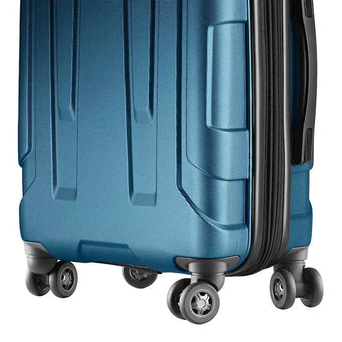 Samsonite Jaws 2-piece Luggage Set Polycarbonate Hard Shell Turquoise Blue