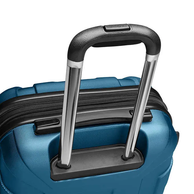 Samsonite Jaws 2-piece Luggage Set Polycarbonate Hard Shell Turquoise Blue