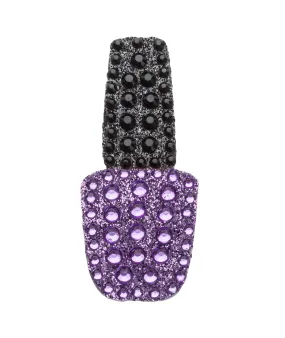 Sticker Beans Purple Nail Polish Sticker