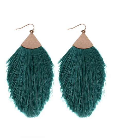 Tassel Hook Earrings - Various Colors