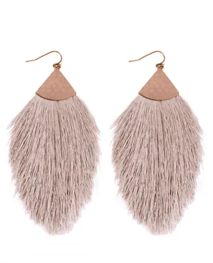 Tassel Hook Earrings - Various Colors