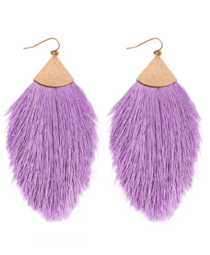 Tassel Hook Earrings - Various Colors