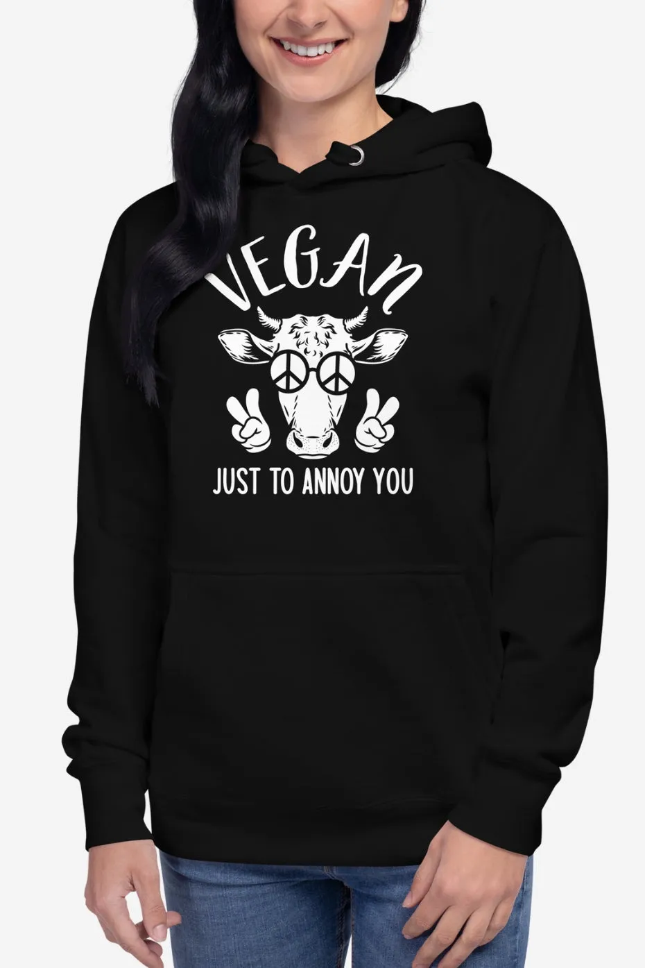 Vegan Just To Annoy You Unisex Premium Hoodie