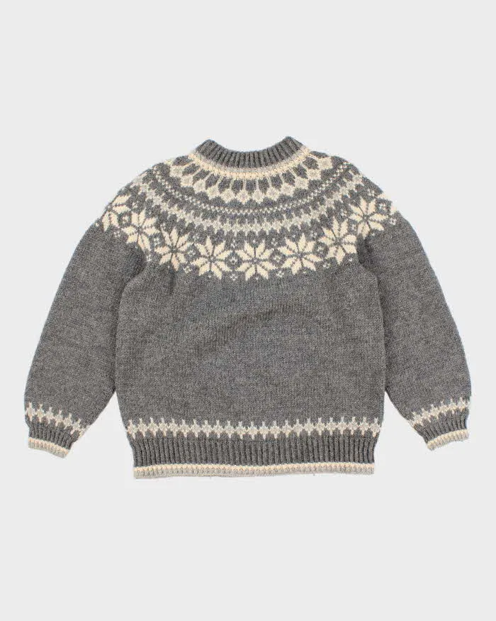 Vintage 90s Dale of Norway Wool Fair Isle Jumper - M