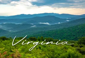 Virginia Mountain View 2"x3" Photo Magnet