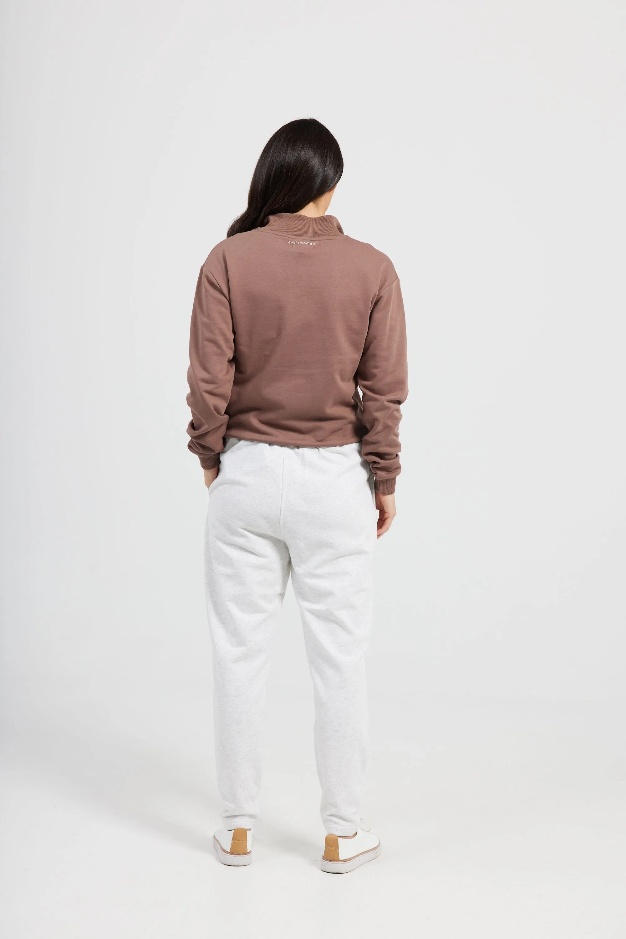 Walk in The Park Zip Sweat (Chocolate)