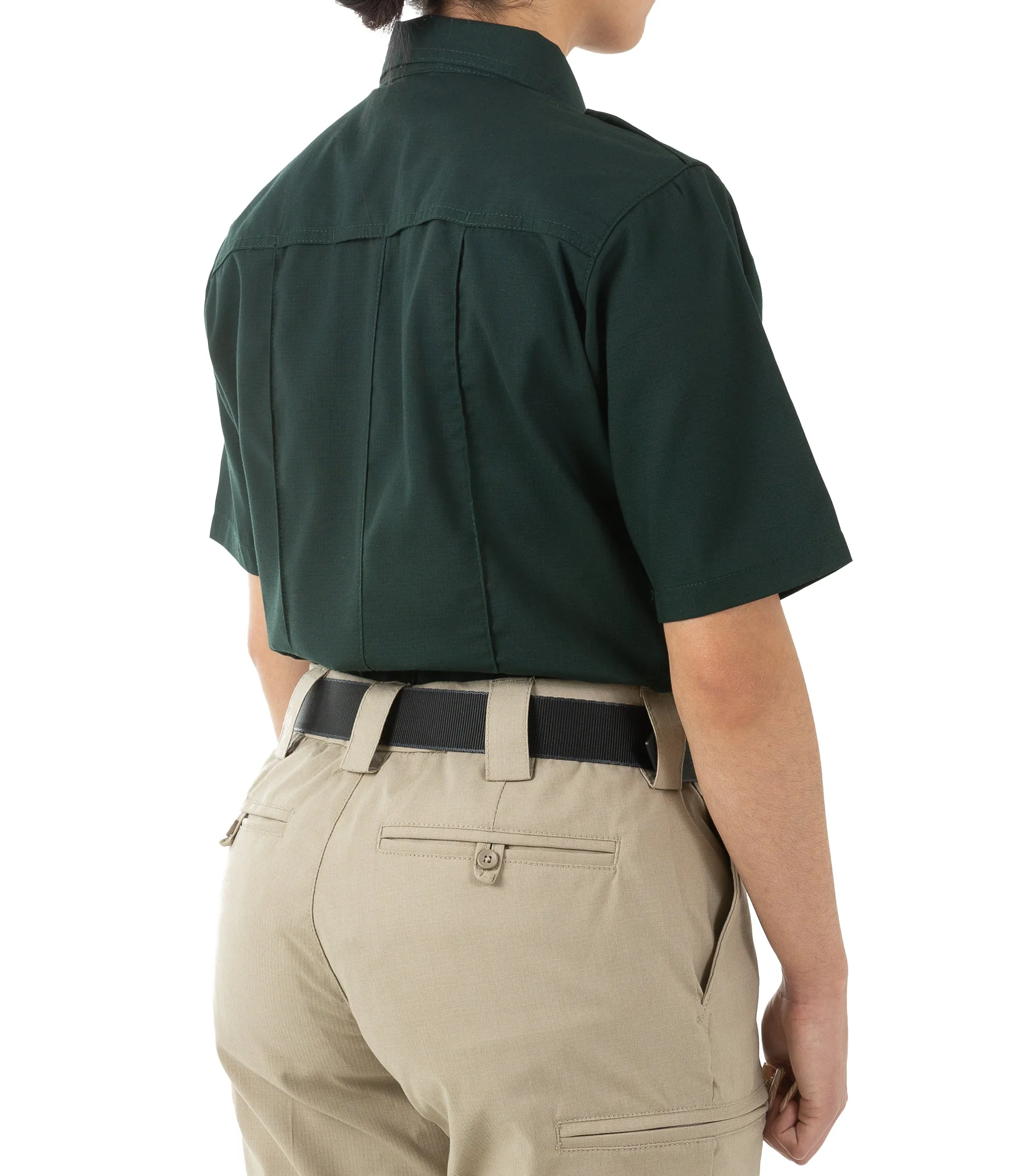 Women's PRO DUTY Uniform Short Sleeve Shirt - Spruce Green