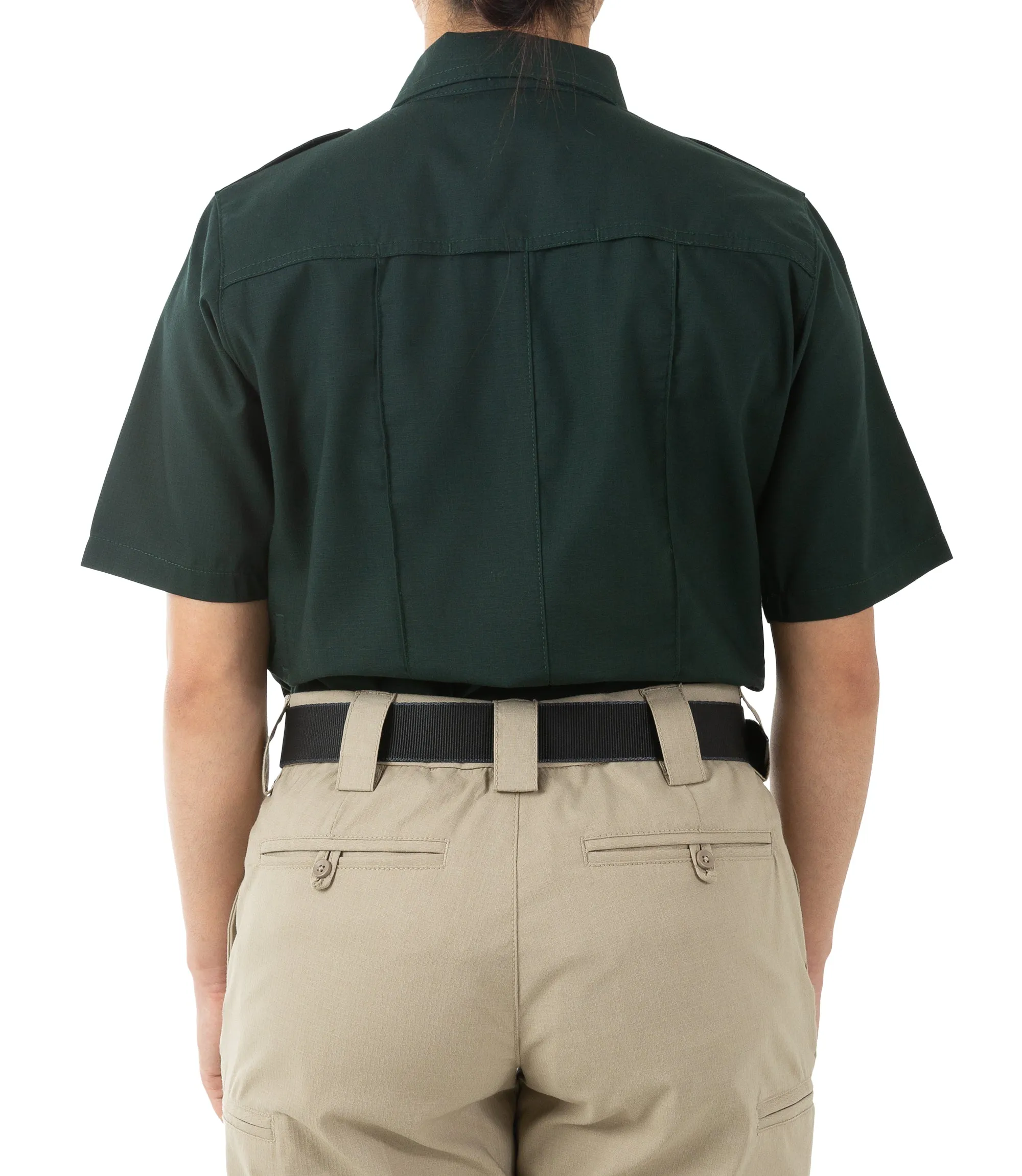 Women's PRO DUTY Uniform Short Sleeve Shirt - Spruce Green