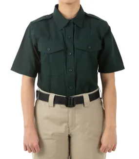 Women's PRO DUTY Uniform Short Sleeve Shirt - Spruce Green