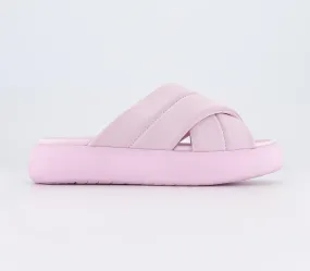 Womens Toms Mallow Crossover Slides Light Lilac Uk Size 6