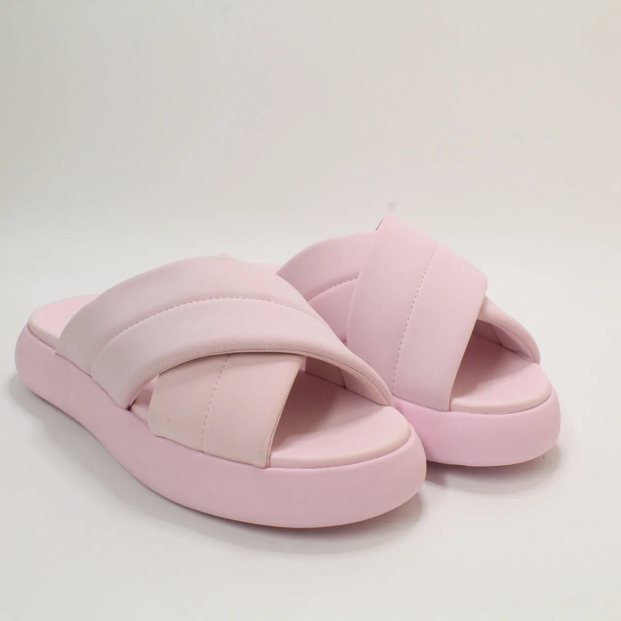 Womens Toms Mallow Crossover Slides Light Lilac Uk Size 6